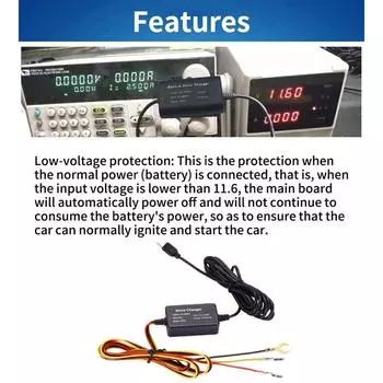 для 70mai Hardwire Kit UP03 только порт Type-C для 70mai A810 X200 Omni M500 24H Parking Monitor Power Line