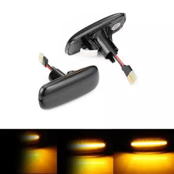 Для A2 B5 A6 автомобильный светодиодный боковой габаритный фонарь указатель поворота лампа для 8L A3 S3 1997-2000 янтарный 12 В