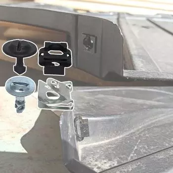 Для A6 C4 C5 C6 A8 D2 D3 Coupe B3 TT 8N автомобильный поддон Egine под крышкой, крепежные зажимы, винт, комплект заклепок для защиты днища a