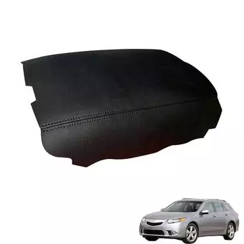 Для Acura TSX 2009-2014 Крышка центральной консоли Подлокотник Чехол Отделка из микрофибры