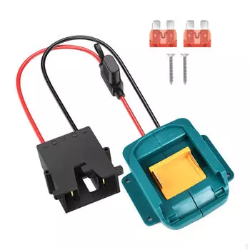 для Адаптера Питания Аккумулятора 14 AWG Разъем Компактные Запасные Аксессуары чёрный