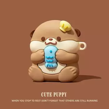 Для AirPod 1 2 Чехол 3D Собака Мопс Мультфильм Мягкие силиконовые чехлы для наушников Для Apple Airpods Pro Чехол Милый чехол для AirPod 4 for Airpods4