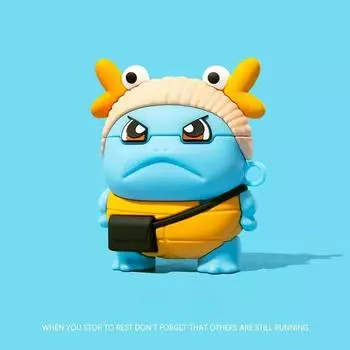 Для Airpods 1 2 3 Pro Pro 2 Чехол Милый мультяшный олень рога шляпа Squirtle силиконовый чехол для наушников аксессуары Чехол For Airpods 1 2