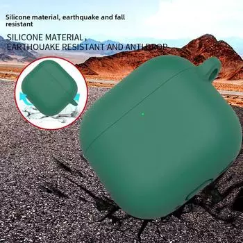 Для Airpods 4(2024) Защитный чехол для наушников Airpods4, легкий защитный чехол для наушников S I0M6 Black-1pcs