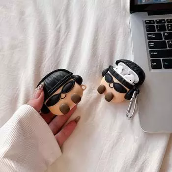Для Airpods 4 Чехол, 3D Солнцезащитные очки Potato Противоударный Защитный силиконовый чехол для наушников для Airpods Pro 2 Чехол/Airpods 1/2/3/4 Чехол for airpods 1 2