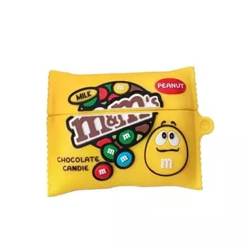 для Airpods Airpods Airpods 3rd Vaseline KitKat MM Chocolate Чехол для наушников Силиконовый Интересный Чехол для хранения Устойчивый к царапинам Ударопрочный Полный