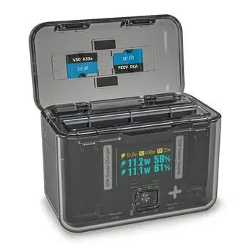 Для экшн-камеры Insta360 X4 зарядное устройство для аккумулятора двухканальное зарядное устройство для аккумулятора быстрая зарядка OLED-дисплей аксессуары для камеры