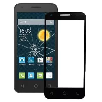Для Alcatel One Touch Pixi 3 4.5 / 4027 передний экран внешняя стеклянная линза белый