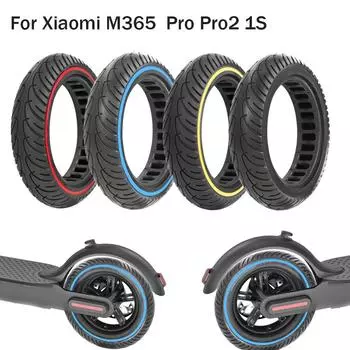 Для электрического скутера Xiaomi демпфирующая твердая шина 8,5 сотовая шина M365 Pro 1S Pro2, передние и задние противовзрывные резиновые шины жёлтый