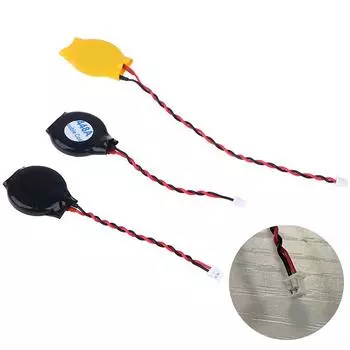 Для Alienware Asus Dell Universal 3V 2Pin Cr2032 Bios Battery With Wire Cmos Battery Motherboard Laptop Replacement Battery A1