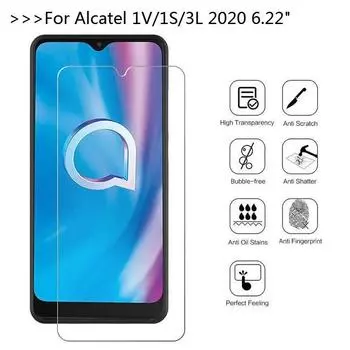 Для Алкатель 1С 1В 1Л(2020) 3л 1л (2021) 3X (2019)Закаленное стекло 9H 2.5D Ультратонкая защитная пленка для экрана Взрывозащищенная защитная пленка For Alcatel 1S 2020 6.22 чистый