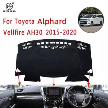 Для Alphard Vellfire 30 AH30 2015 ~ 2022, чехол для приборной панели, коврик для приборной панели, ковер, коврик для приборной панели, солнцезащитный козырек для салона автомобиля, защита Left Hand Drive синий