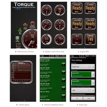 Для Android OBD2 автомобильный диагностический инструмент сканер Bluetooth ELM327 OBDII автоматический диагностический инструмент ELM327 V2.1 OBD2 считыватель кодов чёрный