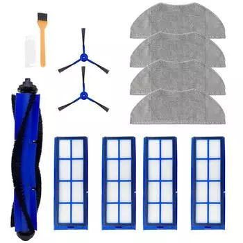 Для Anker Eufy L70 подметальный робот-пылесос Основная щетка Боковая щетка HEPA-фильтр Ткань для мытья полов Сменные аксессуары Запчасти светло-зеленый