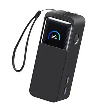 Для Anker Prime Power Bank чехол мягкий силиконовый амортизирующий предотвращение потерь водонепроницаемый пылезащитный легкий спортивный крутой дизайн тонкий мягкий чехол чёрный