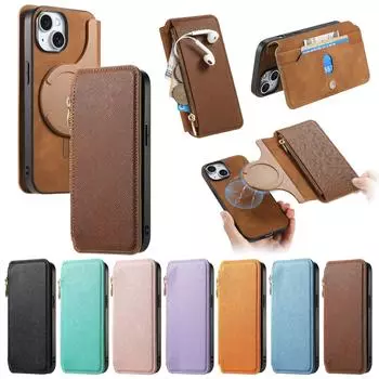 Для Apple 16 Pro Чехол для мобильного телефона Magsafe Магнитный зажим для карт IPhone15 Pro Max Защитный чехол iPhone 16 Pro Max чёрный