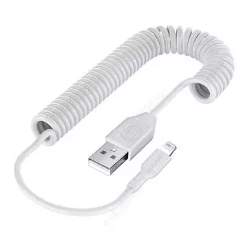 Для Apple 27 Вт USB-кабель для быстрой автомобильной зарядки для iPhone 14 13 12 11 Pro Max 8 Plus X XS пружинный телескопический зарядный кабель аксессуары