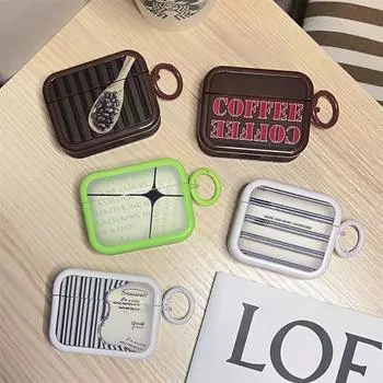 Для Apple AirPods 1 2, AirPods 3, Airpod Pro, Airpod Pro 2 брелок с нарисованными узорами, беспроводные наушники, Bluetooth-гарнитура, силиконовый чехол