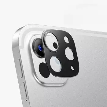 Для Apple IPad Pro 13 2024 Защитные пленки для объектива камеры из алюминиевого сплава Металлическое кольцо-наклейка для IPAD Pro13 Pro11 Защитная пленка iPad Pro 11 2024 чёрный