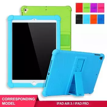 Для Apple iPad Pro/Air 3 10,5-дюймовый силиконовый чехол, противоударный кронштейн, противоударный мягкий чехол, чехол красный