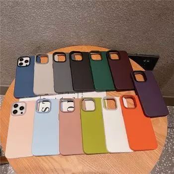 Для Apple iPhone 12 11 Pro Max Прочная металлическая рамка для объектива с большим отверстием на ощупь, защитный чехол для ПК, задняя крышка в виде ракушки For iPhone 11 чёрный