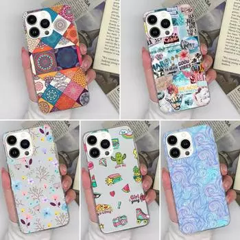 Для Apple iPhone 15 14 13 12 11 Pro Max X XS XR SE 6 7 8 Plus чехол для телефона противоударный прозрачный матовый персональный противоударный бампер для iPhone iPhone 11