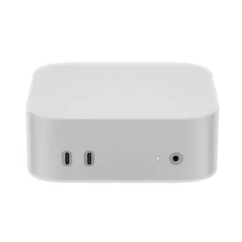 Для Apple Mac Mini M4 консольный чехол силиконовый защитный чехол черный/белый протектор Mac Buffer M C5M9 Transparent Black-1pcs