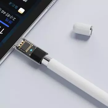 Для Apple Pencil Apple Stylus первого поколения, зарядка 10 BT, адаптер для зарядки iPad, поддержка K6H6 White-1pcs