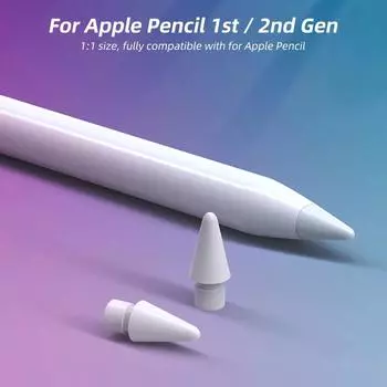 Для Apple Pencil Наконечник двухслойный Для Apple Pencil Наконечник 1-го и 2-го поколения Для iPencil Наконечник для iPad Стилус Сменный наконечник