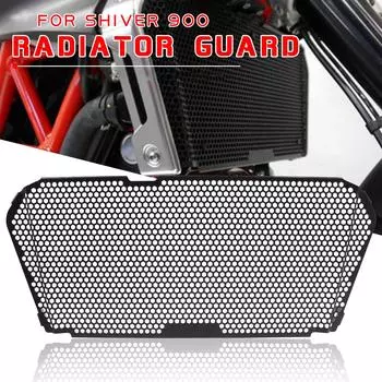 Для Aprilia Shiver 900 Shiver900 2018 2019 2020 2025 мотоциклетный CNC радиатор защитная решетка охладитель охлаждающая крышка защита чёрный