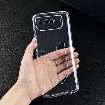 Для Asus ROG Phone 6 Phone6 ROG6 6,78 тонкий кристально чистый прозрачный мягкий TPU чехол для задней панели защитная крышка для камеры ROG Phone 6 чистый