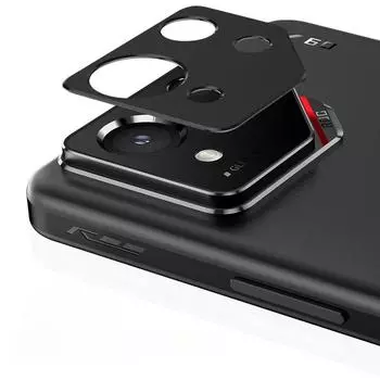Для Asus ROG Phone 9 Pro Чехол-крышка объектива задней камеры для ROG9 Rog9 9Pro Защитное кольцо для камеры из металла и алюминиевого сплава Пленка ROG Phone 9 чёрный