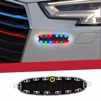 Для автомобилей Солнечный стробоскоп Предупреждающий свет Светодиодный стробоскоп Беспроводные солнечные фонари Для грузовиков Солнечные предупреждающие огни для автомобилей Мотоцикл United States