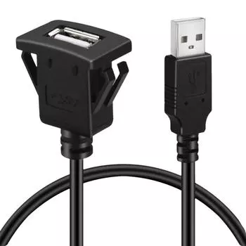 Для автомобиля грузовик лодка 1м/3.3фута один порт USB 3.0 A папа к USB3.0 A мама M/F автомобиль приборная панель удлинительные кабели для скрытого монтажа