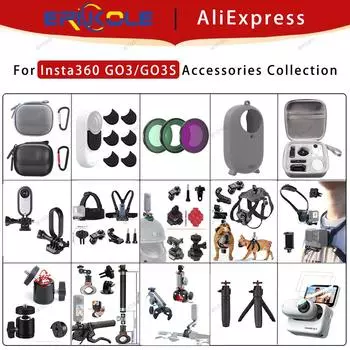 Для аксессуаров Insta 360 GO3/GO3S, для нагрудного ремня Insta 360 GO3 защитный чехол сумка для хранения аксессуаров Insta 360 GO3S for insta360 go3s