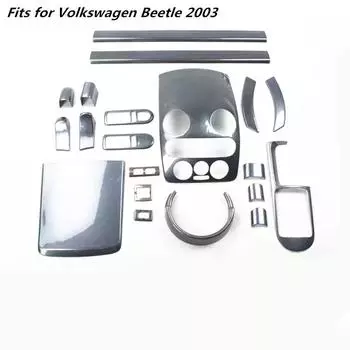Для Beetle 2003 2004 2005 2006 2007 2008 2009 2010 2011 2012 Аксессуары Углеродное волокно Стиль Украшения Интерьера Автомобиля Наклейка ABS