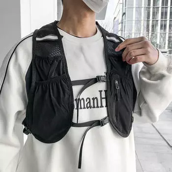 для бега со светоотражающими элементами и хранения на открытом воздухе чёрный