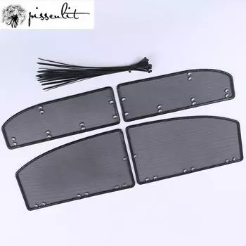 Для Benz C Class W205 2015 2016 2017 автомобильные аксессуары сетка от насекомых декоративная панель защитная сетка для резервуара для воды наклейка чёрный