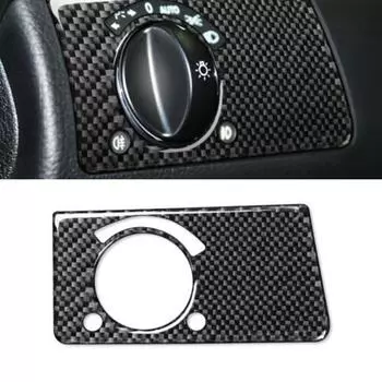 Для Benz E-Class W211 03-09 крышка отделка переключатель ручка крышка декор рамка детали сменные аксессуары углеродное волокно CHINA