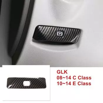 Для Benz GLK CE Class W204 X204 W212, аксессуары, электронный ручной тормоз, парковочный P, крышка кнопки шестерни, наклейка, защита серебряный