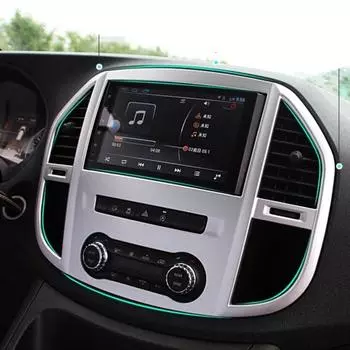 Для Benz Vito W447 2014-2018 аксессуары для салона автомобиля, центральная панель управления, приборная панель AC, вентиляционное отверстие, крышка, украшение, защита