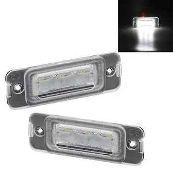 Для Benz W164 2005-2011 X164 2007-2012 W251 2006-2011 2x белый автомобильный 18 светодиодный светильник для номерного знака