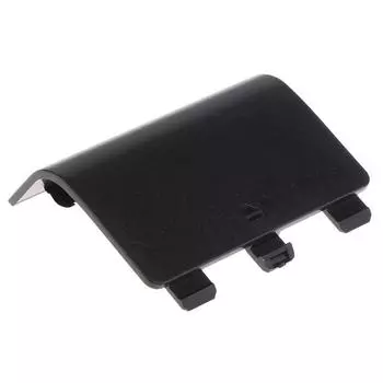 Для беспроводного контроллера Xbox Series X/S Дополнительный геймпад Крышка батарейного отсека Ручка Дверца для батарейного отсека Запасная задняя крышка чёрный