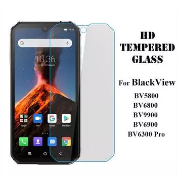 Для BlackView BV5800 BV6800 BV9900 BV6900 BV6300 Pro 9H прозрачное закаленное стекло Защитная пленка для экрана с полным покрытием BV6300 Pro чистый