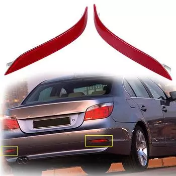 Для BMW 03-07 5 серии E60 Отражатель заднего бампера автомобиля Левая правая сторона right