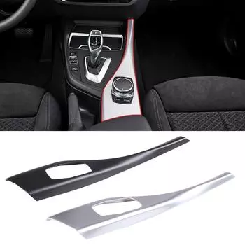 Для BMW 1 2 серии F20 F21 F22 F23 116I 118I 2012-18 ABS карбоновое волокно автомобильная мультимедийная кнопка панель крышка наклейка автомобильные аксессуары матовый черный