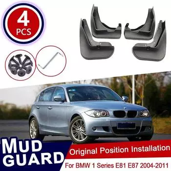 Для BMW 1 серии E81 E87 2004 ~ 2011 автомобильные брызговики переднее и заднее брызговики крыло брызговики 2006 2007 2008 2009 2010