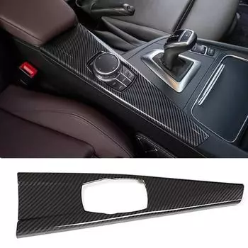 Для BMW 3 4 серии F30 F31 F32 F36 3GT 320i карбоновая центральная консоль рычага переключения передач наклейка на крышку салона украшение