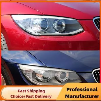 Для BMW 3-й серии E92 E93 2010 2011 2012 2013 прозрачная крышка линзы фары автомобиля передняя крышка фары прозрачный абажур