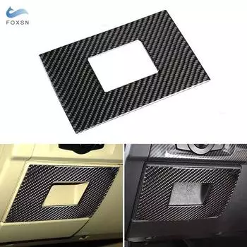 Для BMW 3 серии E90 2005 2006 2007 2008 2009 2010 2011 2012 Автомобильная фара нижняя крышка панели отделка из углеродного волокна